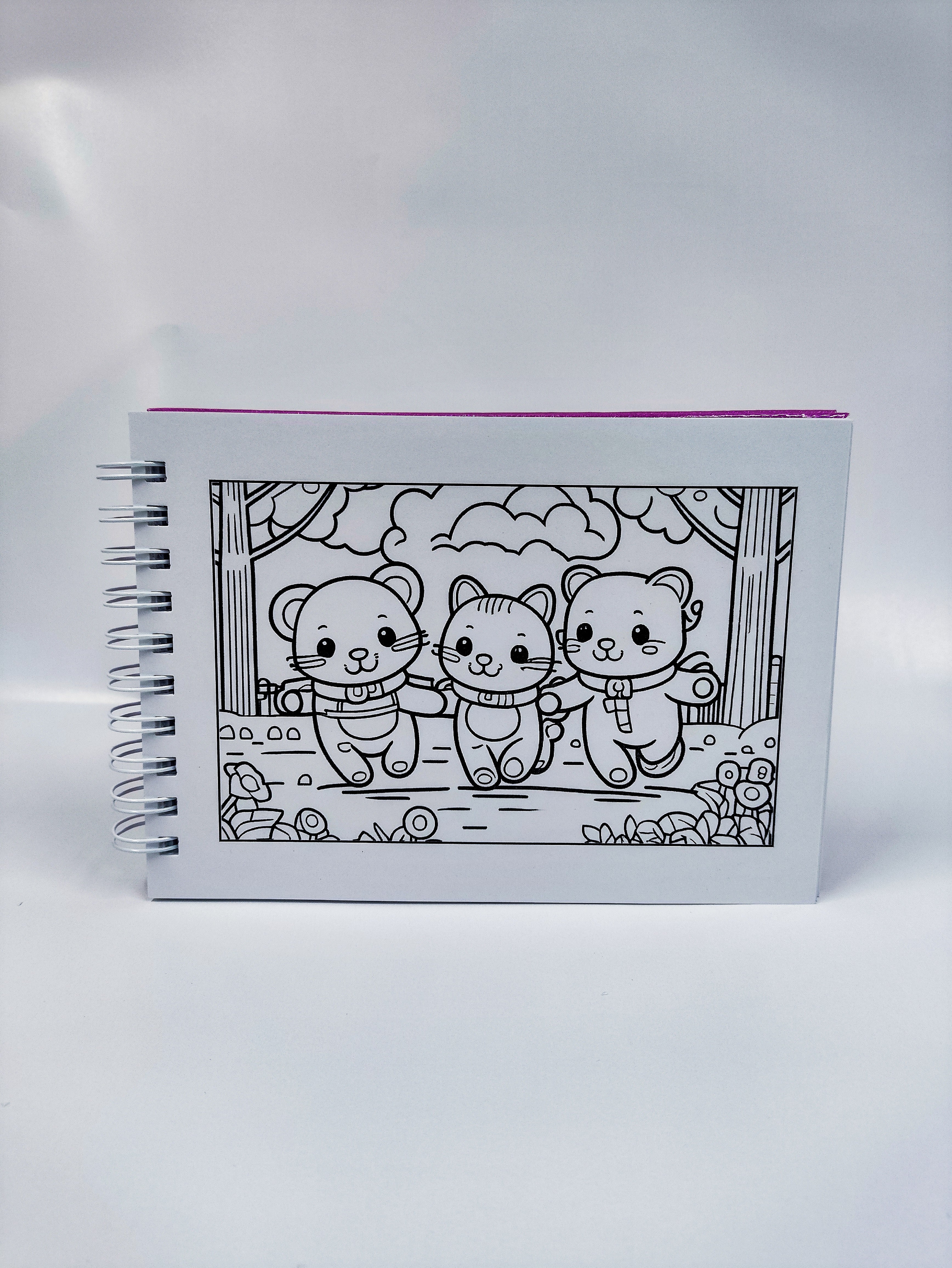 Kit de Colorir CUTE WORLD! 50 paginas - ROSA