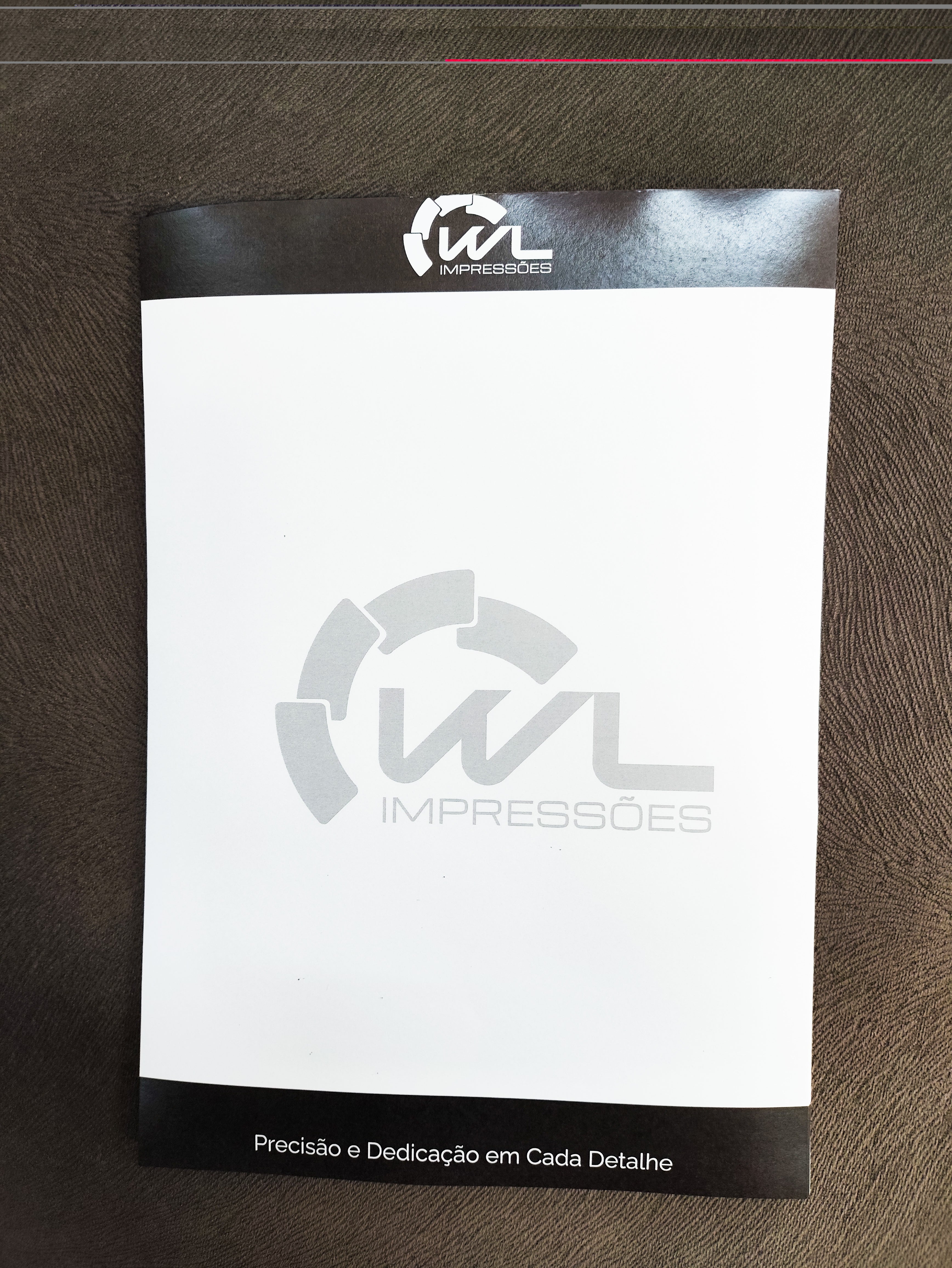 Bloco de papel timbrado personalizado