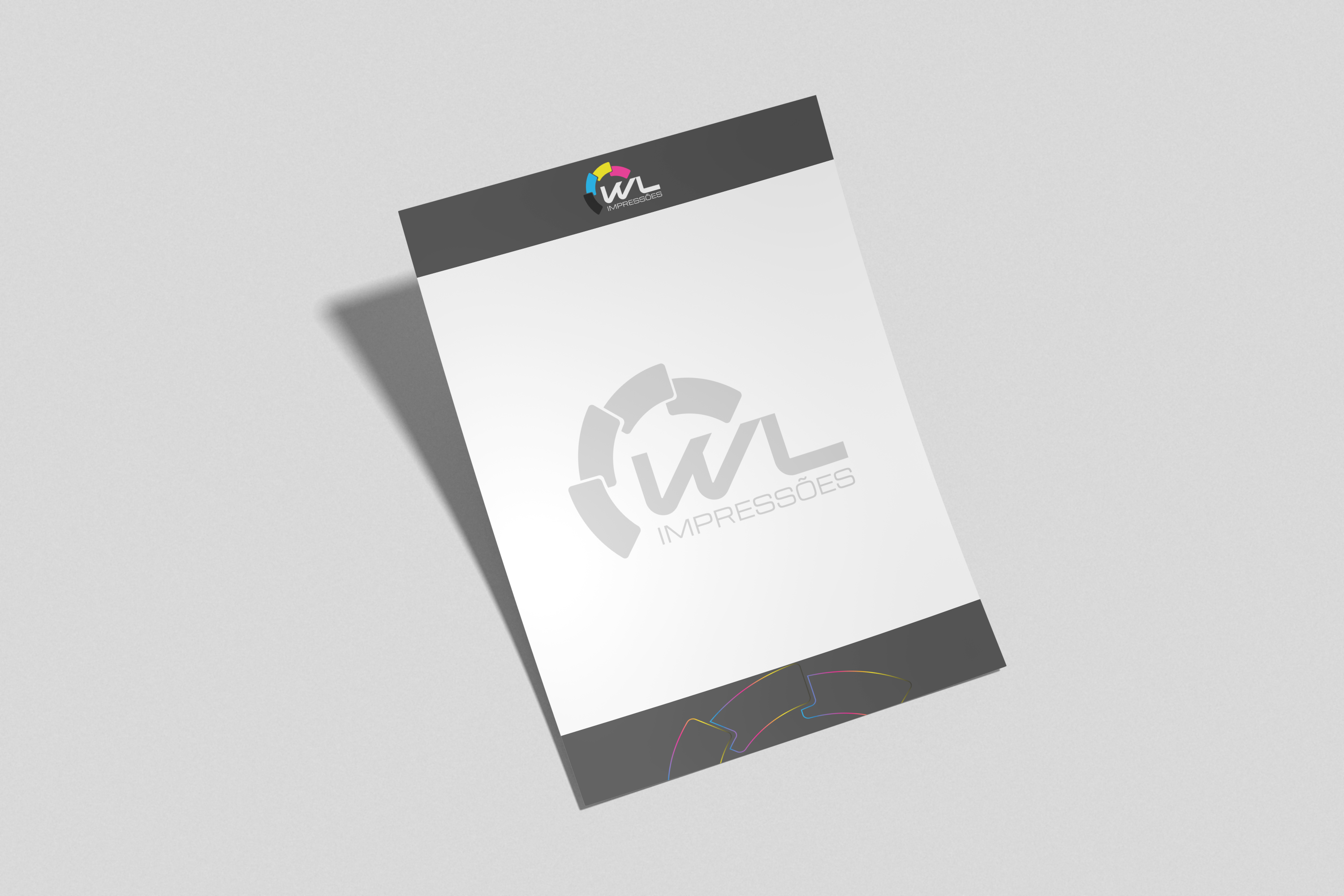 Bloco de papel timbrado personalizado