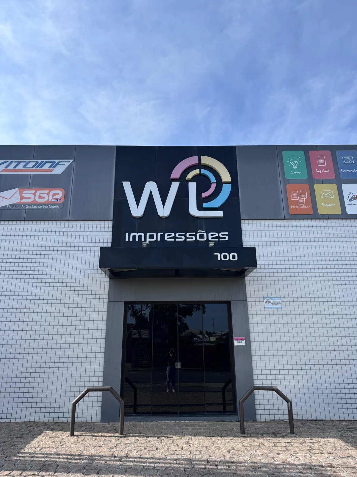 Fachada atual da WL Impressões