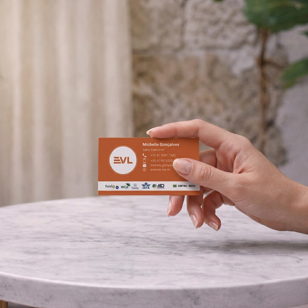 Cartão de visita personalizado WL Impressões