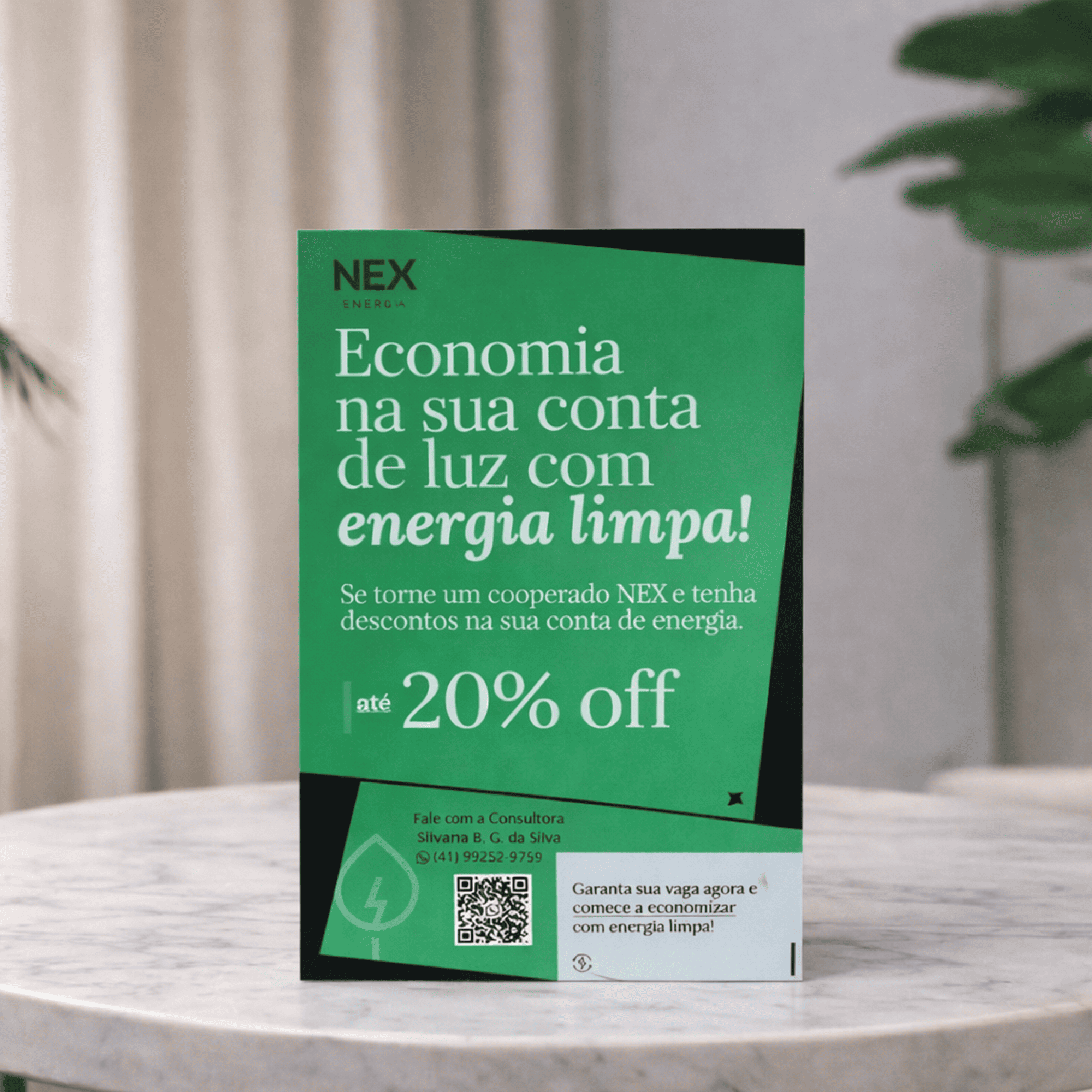 Exemplo de flyer personalizado impresso