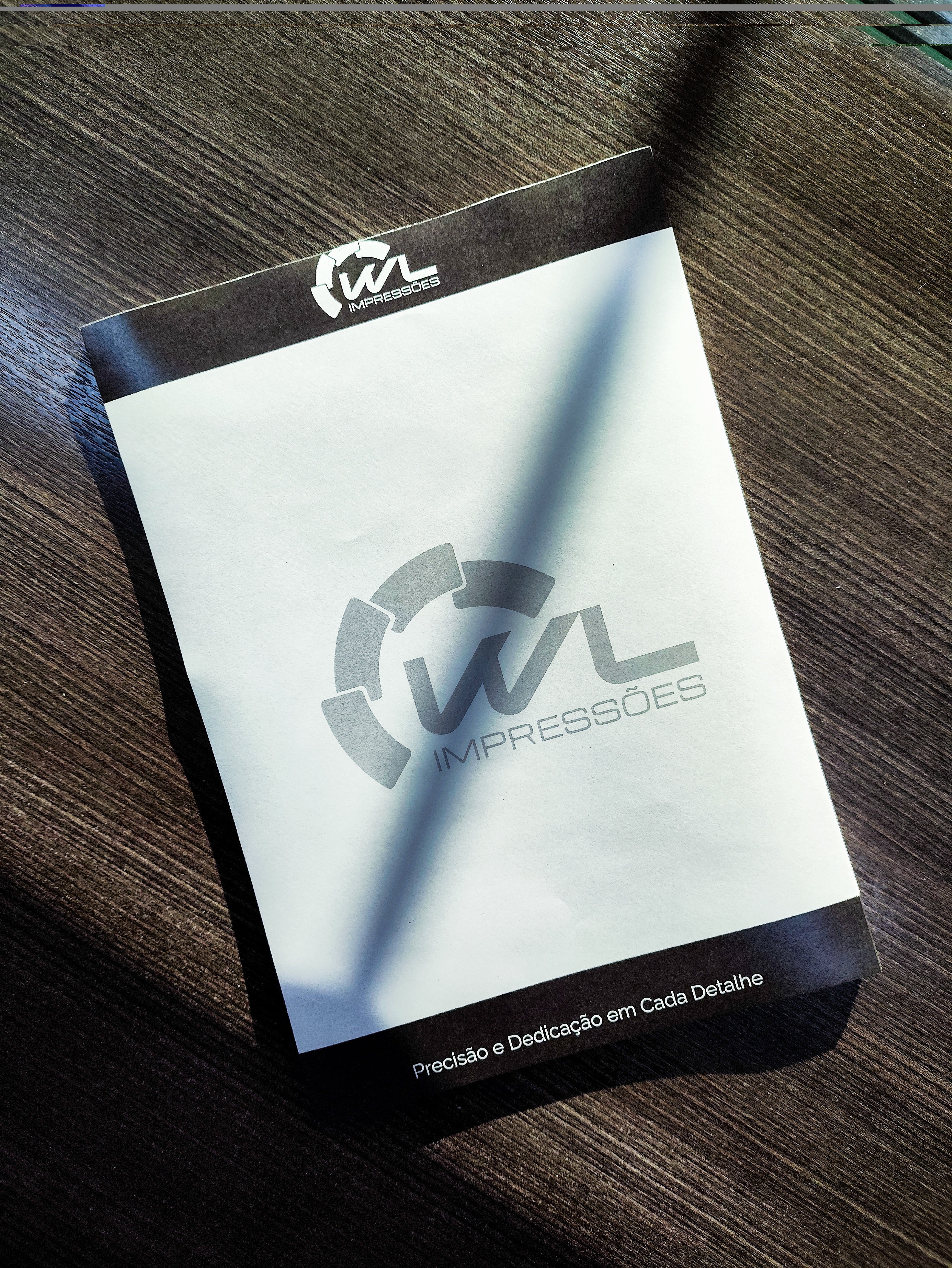 Bloco de papel timbrado personalizado